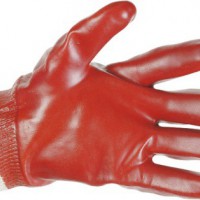 Перчатки с полным ПВХ покрытием, манжета резинка, легкий облив  (Арт. 50-201) - продажа оптом от производителя "Промтекстиль-Урал"