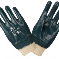 Перчатки нитриловые - полный облив, манжета резинка -  арт.7002/2 - продажа оптом от производителя "Промтекстиль-Урал"