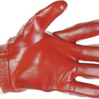 Перчатки с полным  ПВХ покрытием, манжета резинка, плотный облив (Арт. 50-202)  - продажа оптом от производителя "Промтекстиль-Урал"
