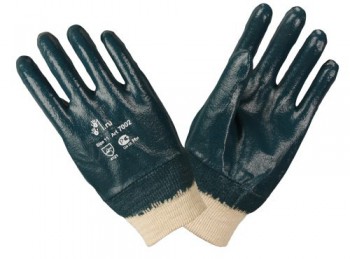 Перчатки нитриловые - полный облив, манжета резинка -  арт.7002/2 - продажа оптом от производителя "Промтекстиль-Урал"